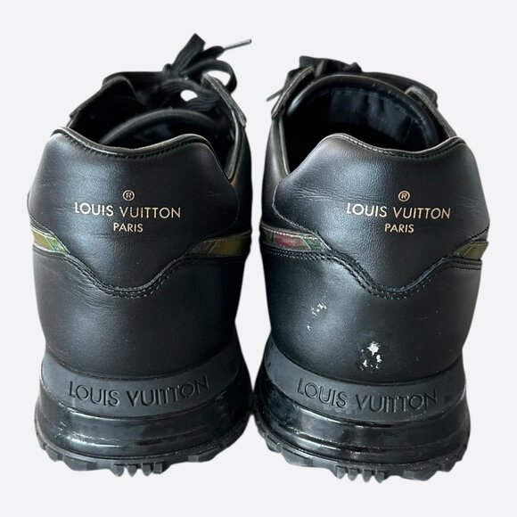 Louis Vuitton Black & Prism 2054 Monogram Iridescent Runaway Sneakers - Picture 4 of 8
